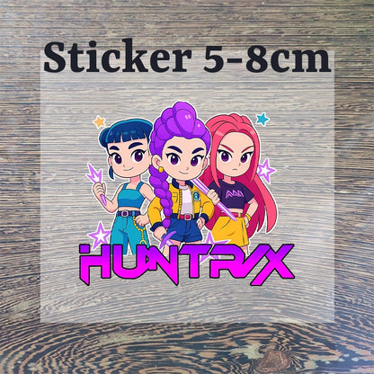 Kpop Demon Hunters: Transparent Water Cup for Men Women Anime Cartoon Simple Cups Students Portable Fashion Water Bottle Gifts