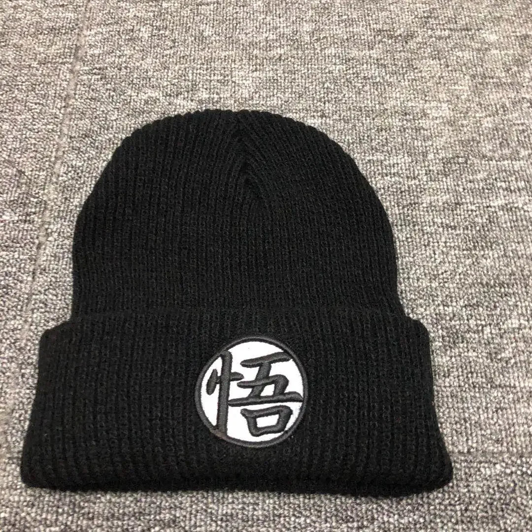 Dragon Ball: Knitted Warm Winter Hats For Solid Hip-hop Casual Cuffed Beanies Bonnet