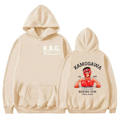 Hajime No Ippo: Kamogawa Boxing Gym Hoodie Women Men Sweatshirt Sport Coat KGB Graphic Clothing Harajuku Streetwear Tops