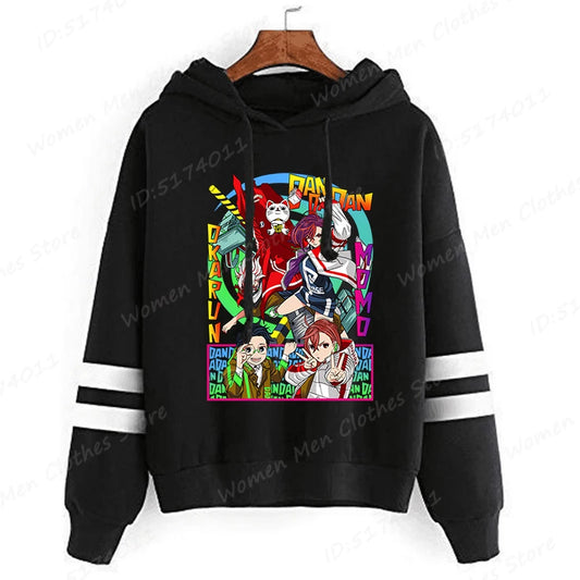 Dandadan: Okarun Hoodies Women Hooded Hoodie Funny Anime Print Sweatshirt Dandadan Graphic Casual Streetwear Hooded Pullovers