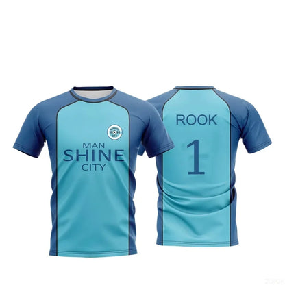 2026 Blue Lock Manshine City Uniform Shirt T-shirt NAGI Japanese Anime Role Playing Top Men's and Women's Maillot