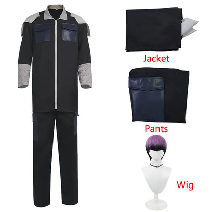 Kaiju No. 8: Hoshina Soshiro Cosplay Cosplay Costumes Jacket Pants Soshiro Hoshina Suit Wig Halloween Carnival Cos Adult Men