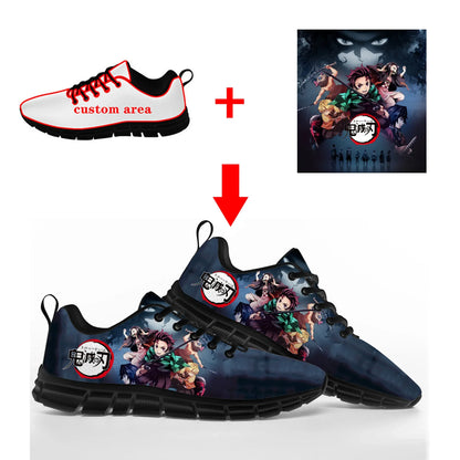 Demon Slayer - Kimetsu No Yaiba: Sports Shoes Mens Womens Teenager Kids Children Sneakers Tanjirou Nezuko Casual Custom Shoes