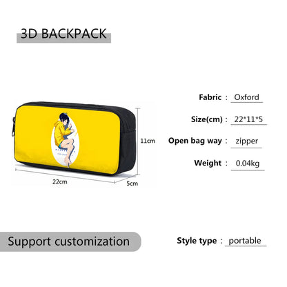 Yowamushi Pedal: Luxury Popular  3D Print 3pcs/Set pupil School Bags Laptop Daypack Backpack Inclined shoulder bag Pencil Case