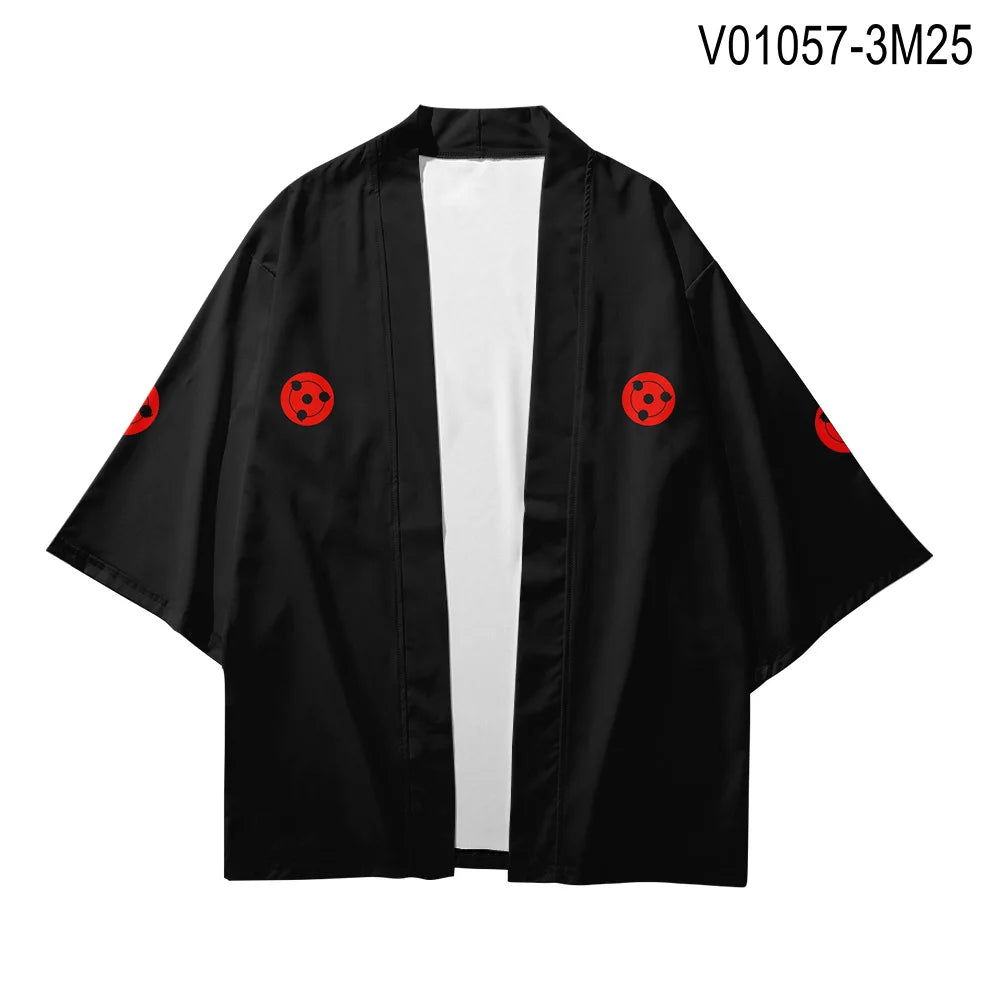 Demon Slayer - Naruto:  Japanese Cosplay Samurai Beach Cardigans 1