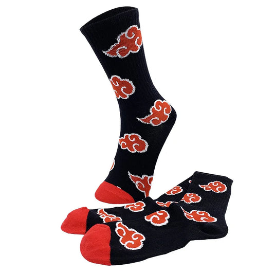 Naruto: Akatsuki Uchiha Itachi Cosplay COSTUME Short Socks Adult Unisex Clothing Accessories Props Xmas Gift