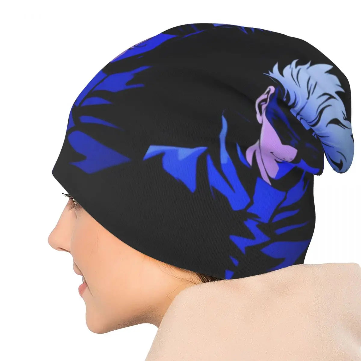 Jujutsu Kaisen: Gojo Satoru Unisex Cycling Brimless Urinal Hat Gojo Knitted Hat For Men And Women Casual Creative