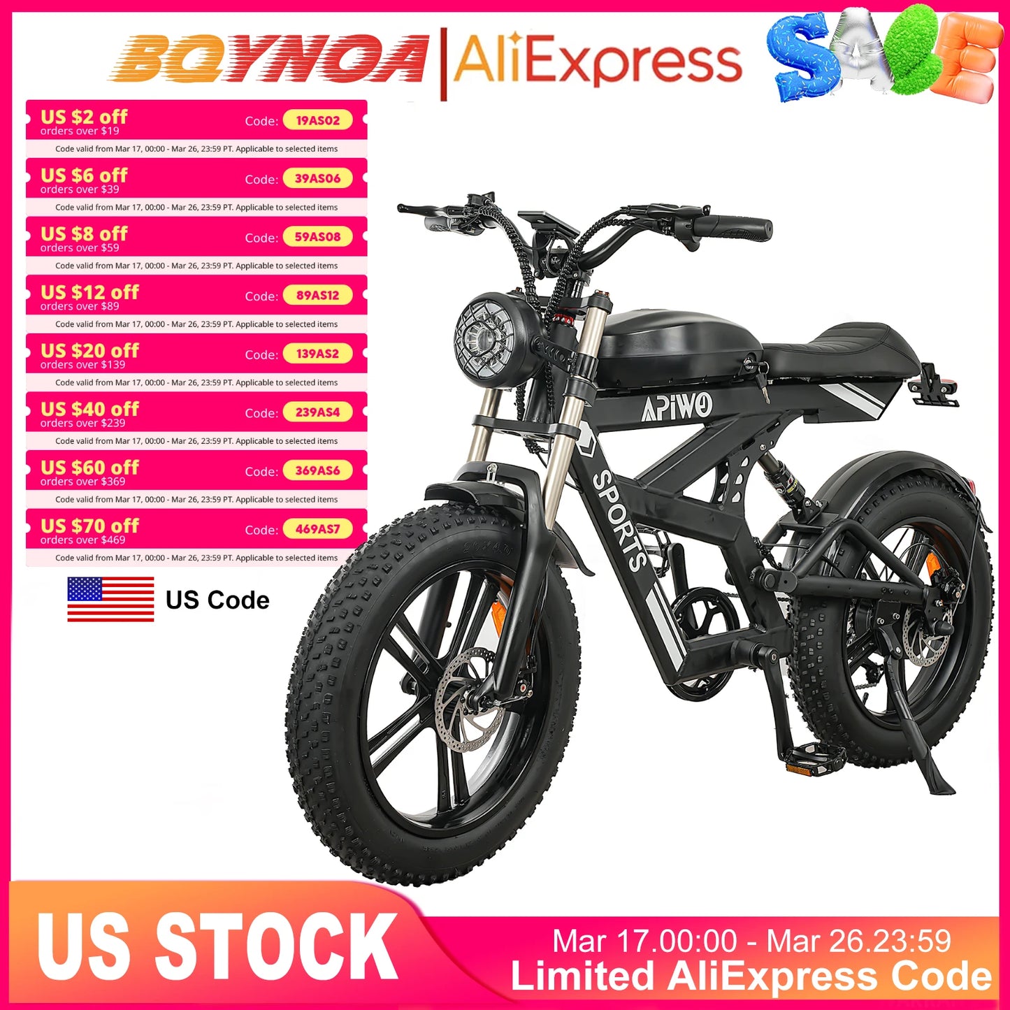 Yowamushi Pedal: [750W Snow-Proof E-Bike] 48V17.5AH Fat Tire Electric Bicycle for Adults,Shimano 7-Speed 330LBS Load,75Miles 35MPH,Turn Signals