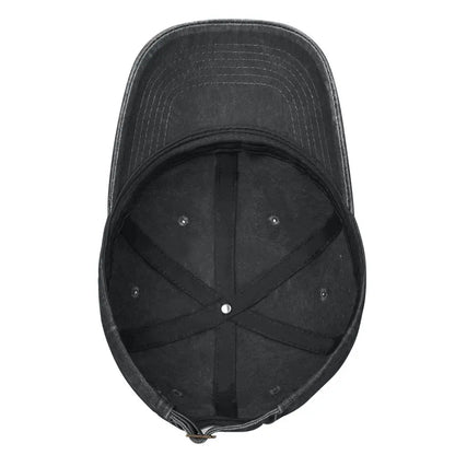Afro Samurai:  Sword & Moon Print denim Hat Lightweight Cap Female Baseball Cap For Men