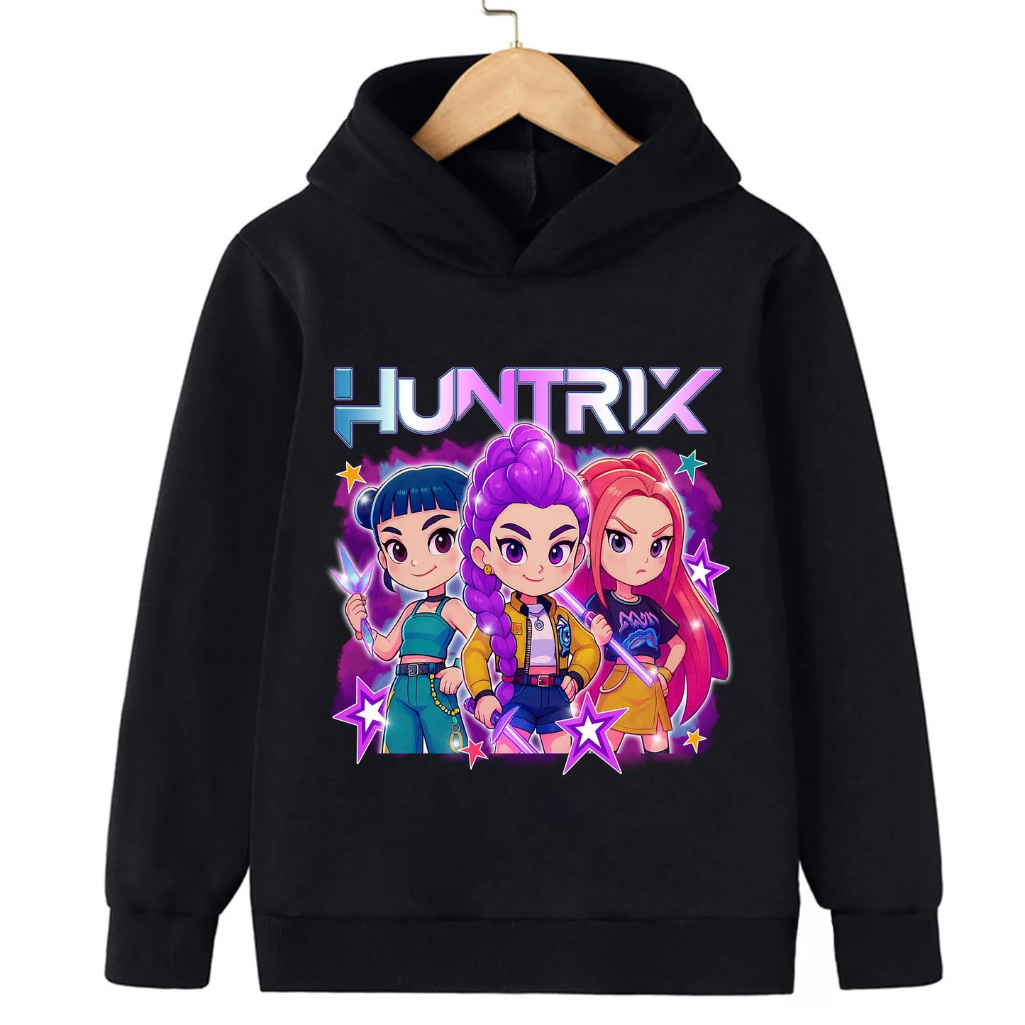 KPop Demon Hunters : Toddler Girl Clothes Demon Hunters Fashion Hoodie Clothes Child Girl Movie New Sweatshirts Casual Tops