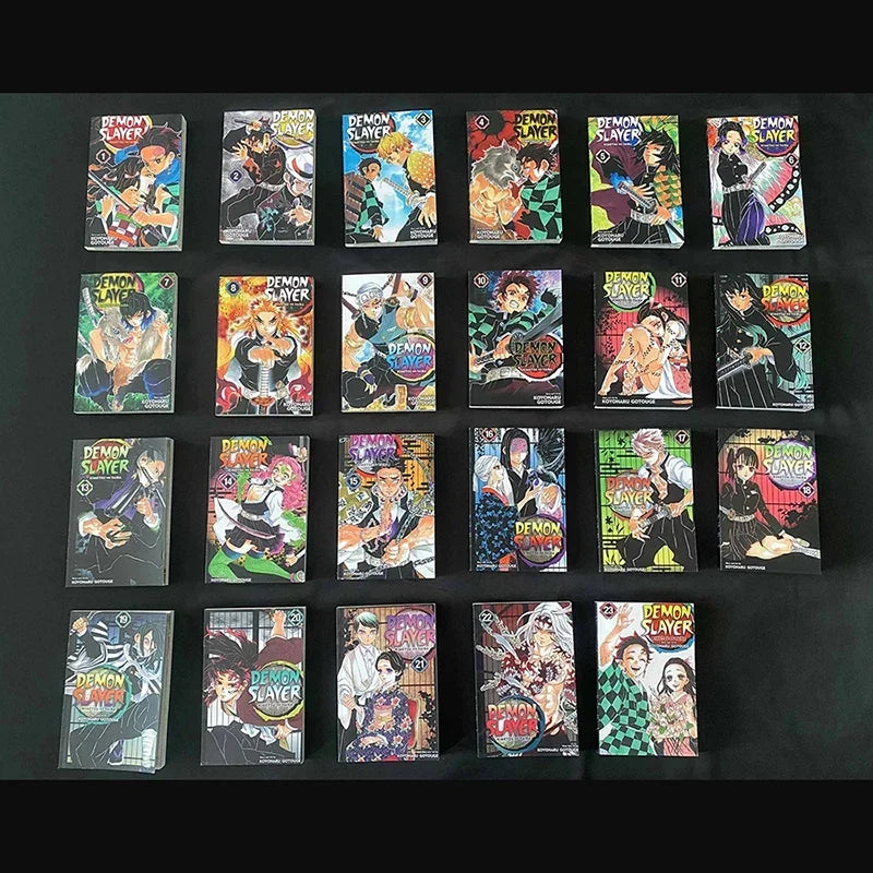 Demon Slayer :  English - Vol 1-23 Japan Youth Teen Fantasy Science Mystery Suspense Manga Comic Book Manga Books in