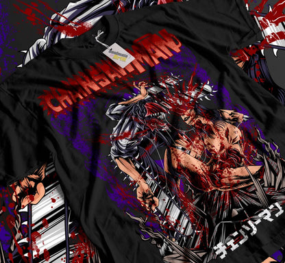 Chainsaw Man: Denji T-Shirt  Devil Anime Manga Power Sweater Hoodie Soft Tee