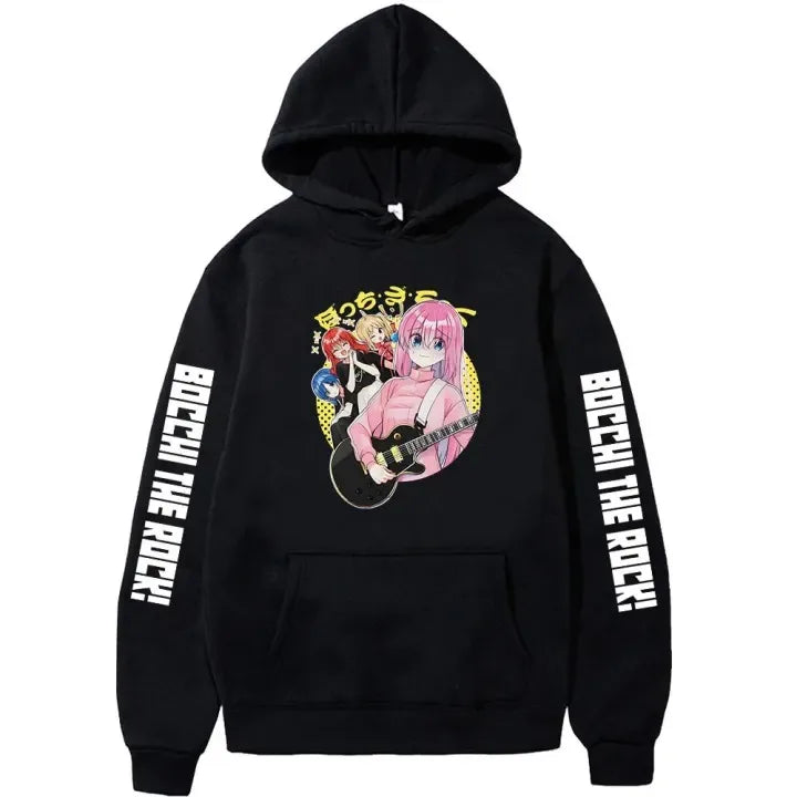 Bocchi The Rock: Oversized Unisex Anime Lover  hoodies personality Clothes hot product high quality sweatshirt Sports Graphic top