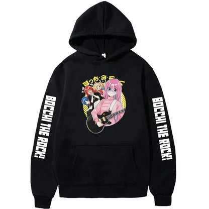 Bocchi The Rock: Oversized Unisex Anime Lover  hoodies personality Clothes hot product high quality sweatshirt Sports Graphic top