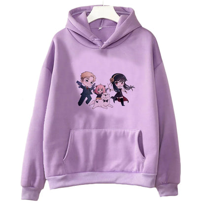 Spy x Family: hoodie sweatshirt kawaii fashion graphic 2000s tops vintage Casual Aesthetic