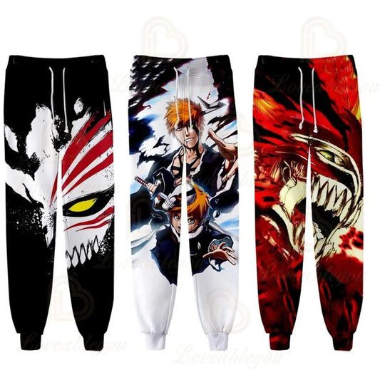 Bleach: Joggers - (KIDS) Harajuku -  Kurosaki Ighigo Pants Streetwear Trousers