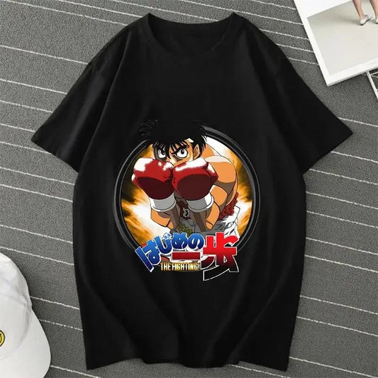Hajime No Ippo: Kamogawa Boxing Gym T Shirt Makunouchi Takamura Celin KGB Print T Shirt Casual Plus Size T Shirt Women