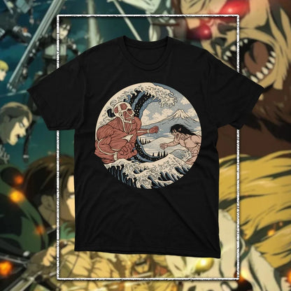 Attack on Titan: Graphic Printed T-shirt Men's and Women's T-shirt Men's Top Sports T-shirt 2026 Summer New