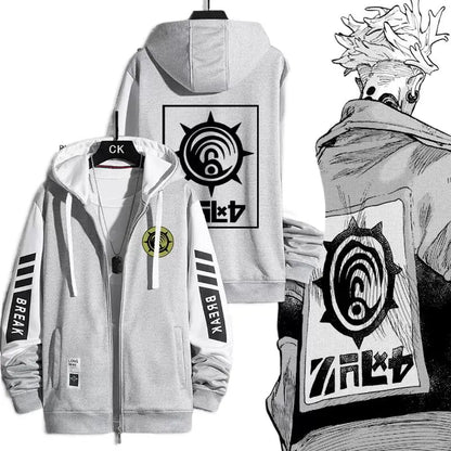 Gachiakuta:  Zip Up Hoodie Rude Riyo Costume Casual Harajuku Long Sleeves Men Women Zipper Hoodies Sweatshirt Outerwear Coat