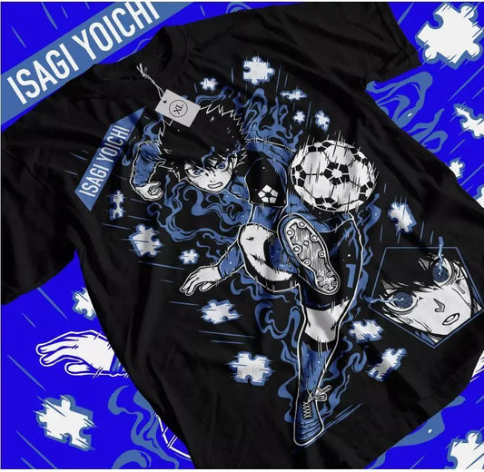 Blue Lock: Yoichi Isagi anime gift shirt,Meguru Bachira,Kunigami,Rin Itoshi,Nagi