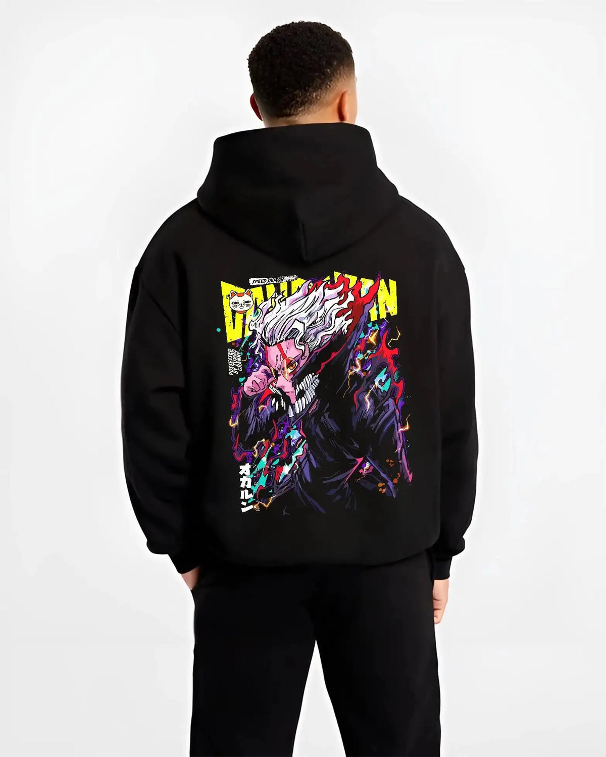 Dandadan: Turbo Granny Hoodie Evil Eye Overszied Autumn Winter Fleece-lined Warm Sweatshirts Female Male Clothing Coats