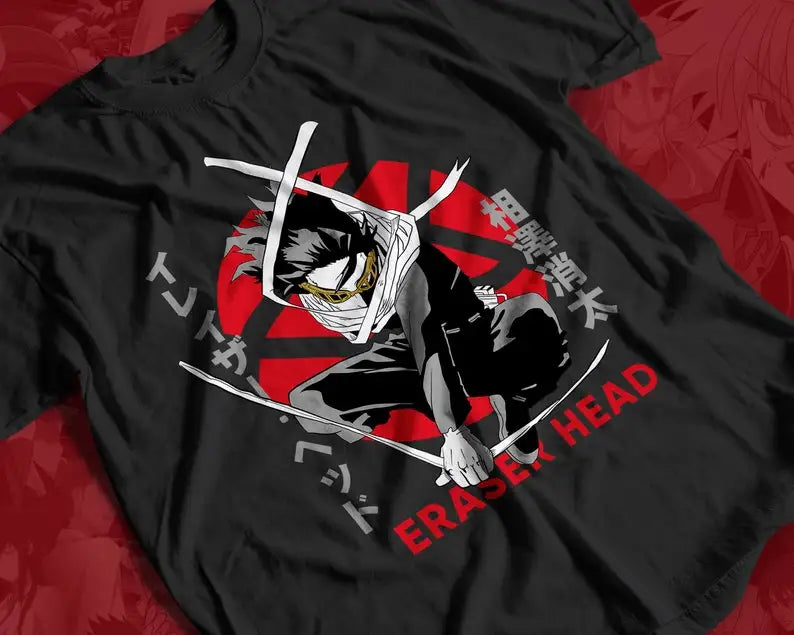 My Hero Academia: Eraser Head Aizawa Anime T-shirt Unisex, Anime Manga