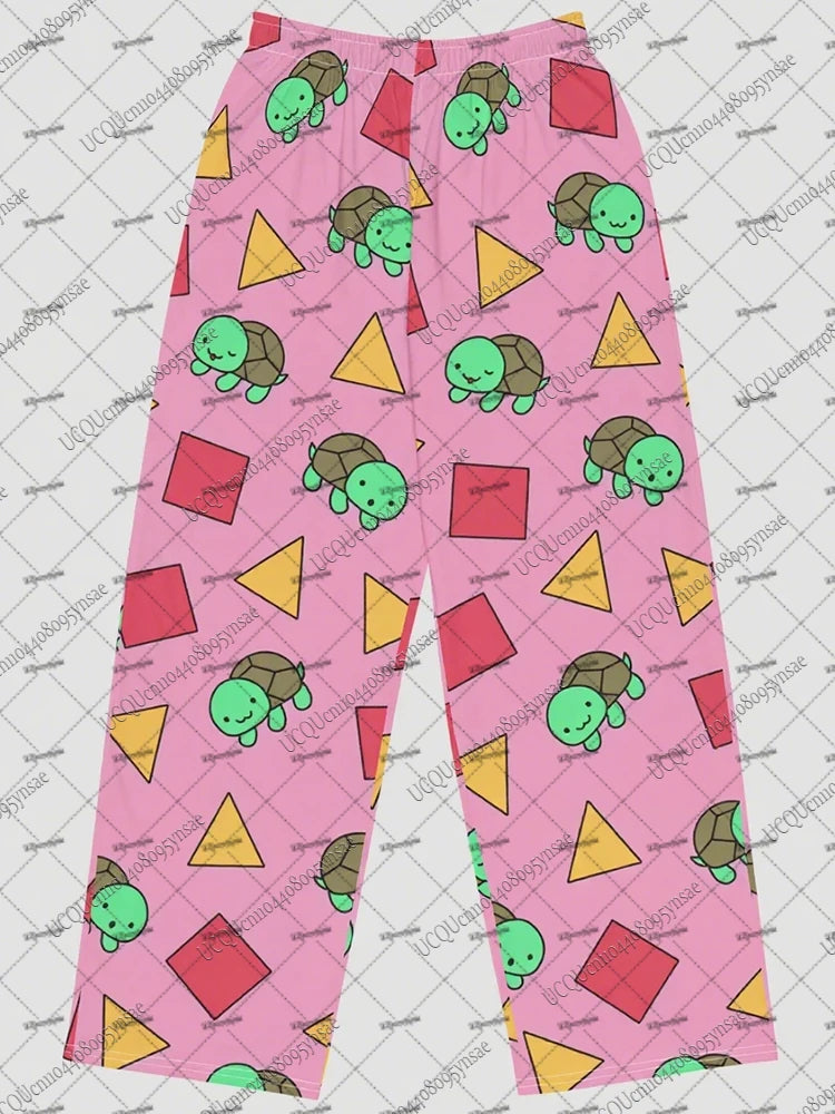 KPop Demon Hunters Zoeyh Same Style Choo Pajamas Pants Hot Sale KPop Demon Hunters Long Pants For Men Women's Pajamas Trousers