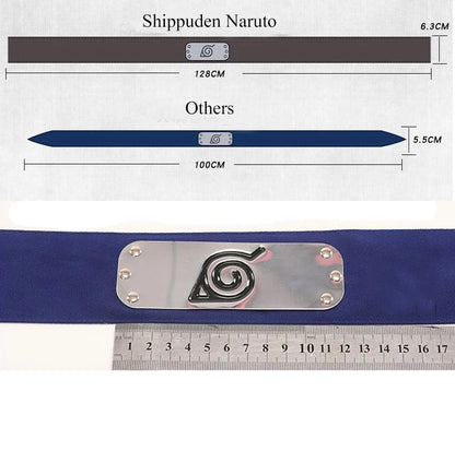 Naruto:  Itachi Sasuke Kakashi Namikaze Minato Sakura Hinata Official Authorization Cosplay Ninja Headband Hairwear