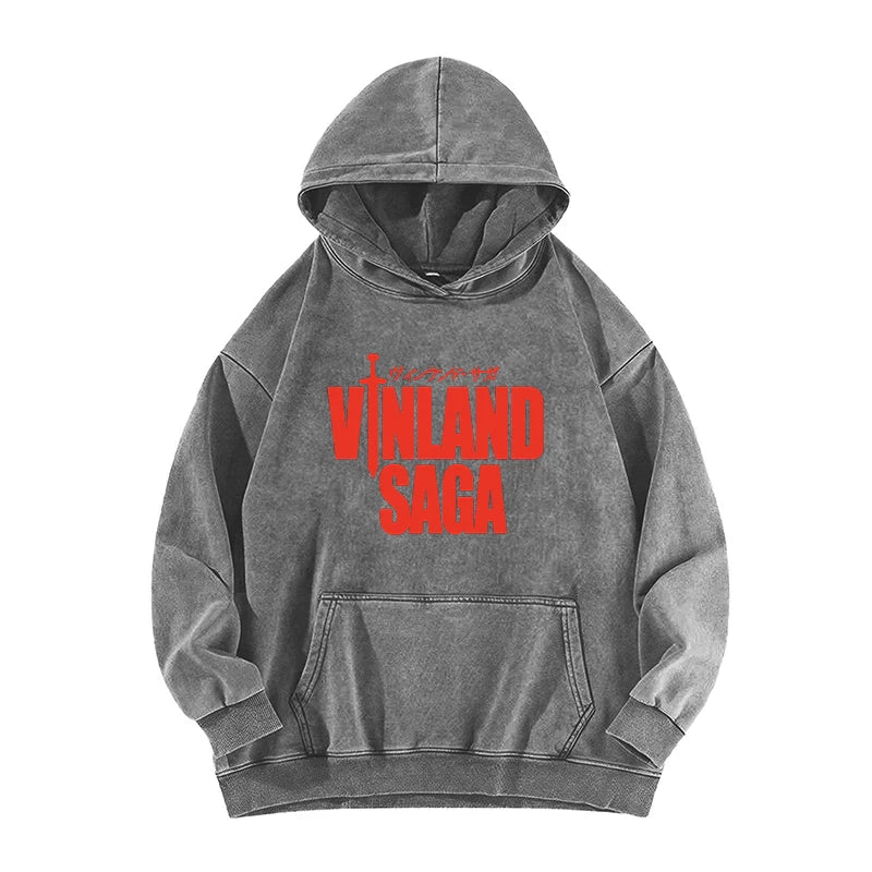Vinland Saga: Manga Hoodie For Men Women Pullover Washed Cotton Clothing Long Sleeve Hooded Sweatshirt Tops Streetwear