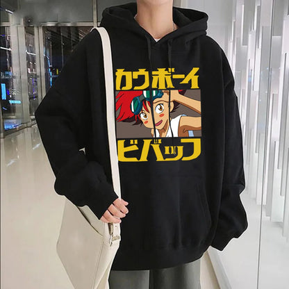 Cowboy Bebop: Hoodie Men Women Sweatshirt Print Unisex Streetwear Hip Hop Style Autumn Winter Fashion Hip Hop Tops  Clothes