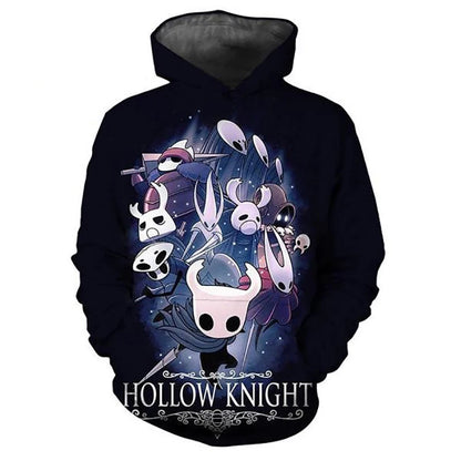Hollow Knight: Game 3D Print Hoodies Men Women Casual Fashion Oversized Sweatshirts Hoodie Harajuku Pullovers Tracksuit Clothing