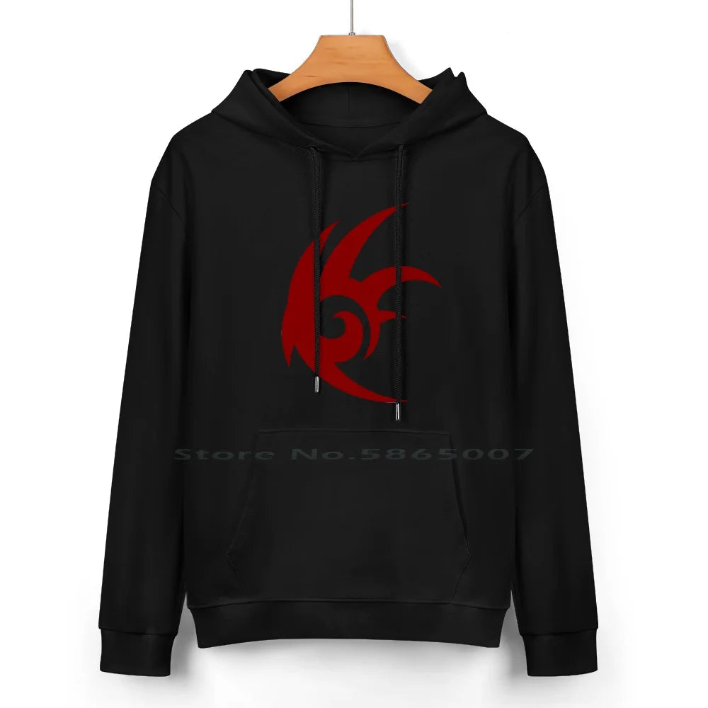 Sonic The Hedgehog: Shadow Logo Cotton Hoodie Sweater 24 Colors Shadow Hedgehog Logo Icon Game 100% Cotton Hooded Sweatshirt