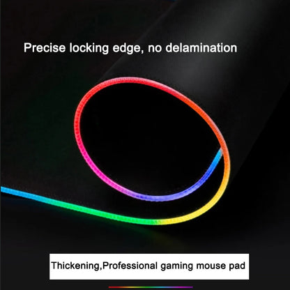 Afro Samurai: Mouse Pad RGB Gaming Mousepad Big LED Pad PC Desk Mat Luminous Mouse Pad Large Keyboard Mats Table Rug With Backlit