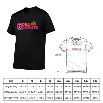 J Dilla: donuts T-Shirt Summer Fashion Casual Tee Shirt