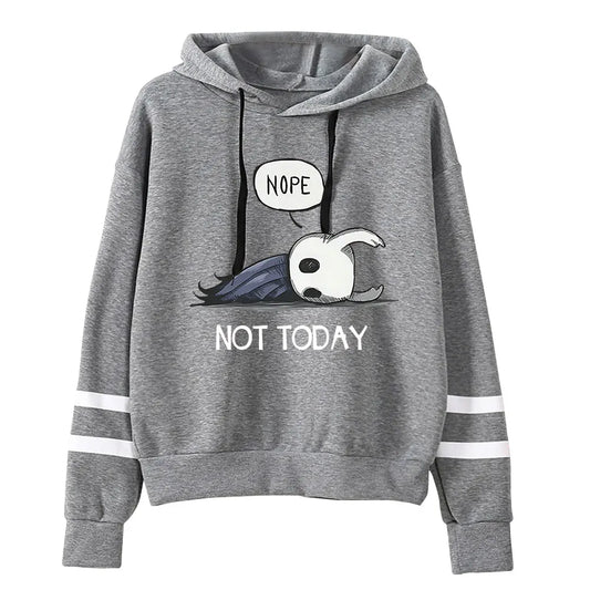 Hollow Knight: Nope Not Today Hoodie Vintage 90s Merch Pullover Merch Tracksuit Hoodie Sweatshirt Fashion Pullover
