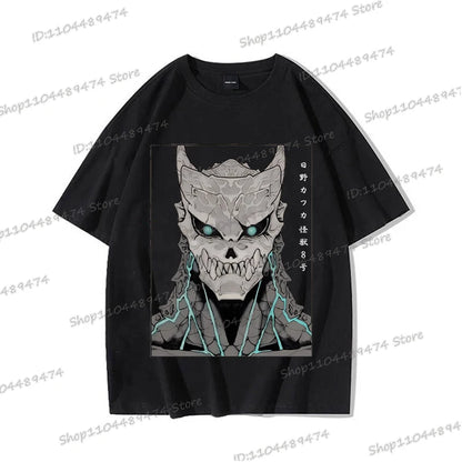 Kaiju No 8: Graphic T Shirt Casual Fashion Short Sleeve Cotton Shirt Soshiro Hoshina Funny Men Women Manga Tshirt