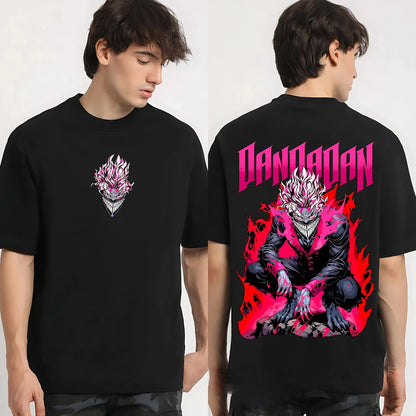 Dandadan: Okarun T-shirt Evil Eye Season 2 Graphic Men Women Anime Manga Oversized Y2k T-shirt High Quality Casual Loose Top Tee