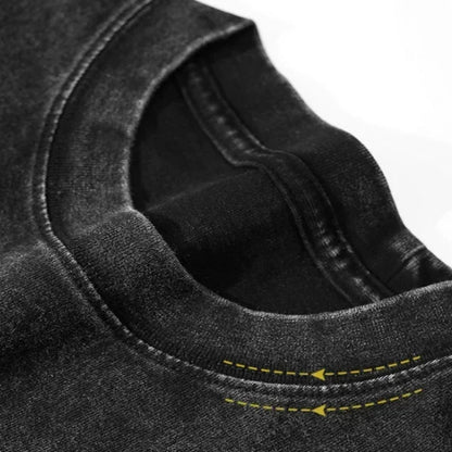 Chainsaw Man: Shark Slayer T-shirt Anime Shirt Vintage Men's T-shirt Pure Cotton Leisure Sports Harajuku Summer New 2025