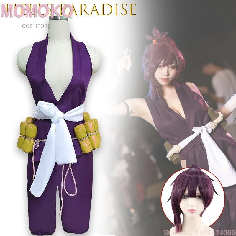 Hell's Paradise: Gakushu Maru Sasame Exiled Convicts Casual Cosplay Dress Black Ink Tattoo adulto mujer