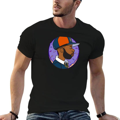 J Dilla:T-Shirt Big and Tall Crew Neck Tee