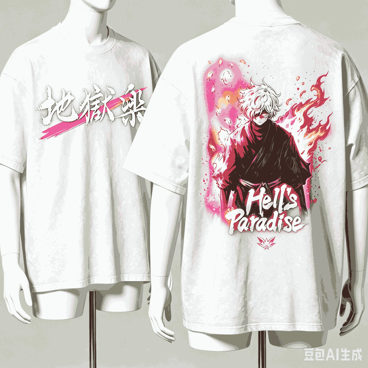 Hell's Paradise: Lover T-shirt Harajuku Cotton New Model High Street Retro Fashion Oversized Unisex hot product Comfortable