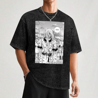 Vinland Saga: I Have No Enemies T-Shirt man t shirt custom shirt anime figures oversizeds men clothes