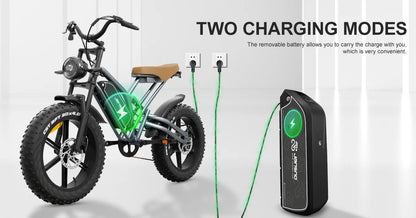 Yowamushi Pedal: Jansno x50 Adult Electric Bike 750W Motor EBicycle 48V 14AH 20 Inch Tire E-Bike Electric Mountain Bike Off-Road Motorcycle