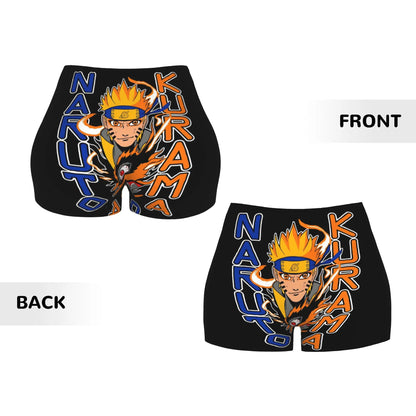 TV Manga Series N-Naruto Biker Running Gym Shorts Women Japane Anime  Athletic Workout Yoga Shorts