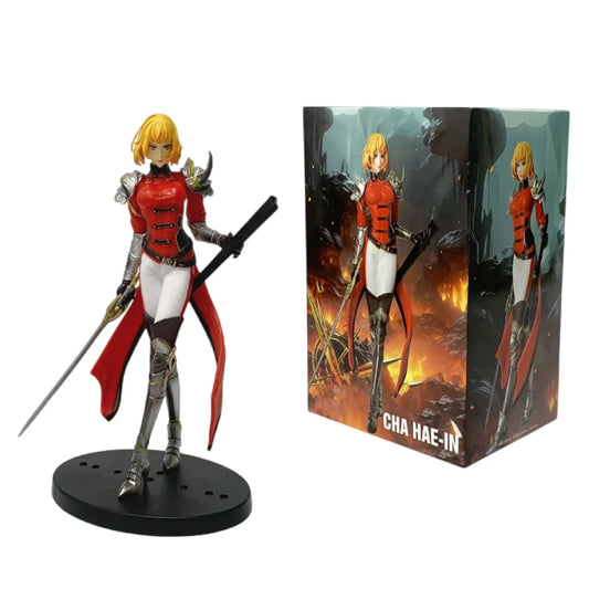 Solo Leveling Up Shadow Monarch Anime Figure Cha Hae-In Action Figure Q Version Igris/Beru Figurine PVC Collection Toys Gift