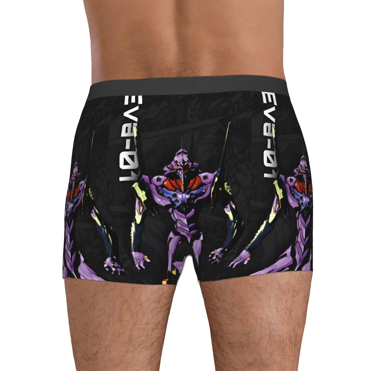 Evangelion: Underwear Mecha Style Doomsday Animation Boxer Briefs Stretch Shorts Panties Underpants