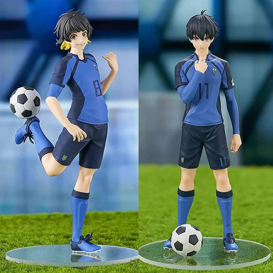 Blue Lock: Figures Meguru Bachira Isagi Yoichi Action Figures PVC Anime Model Collection