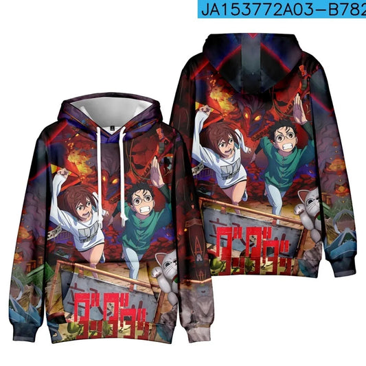 Dandadan: Okarun hooded drawstring pocket sweatshirt men/women harajuku Pullovers Vintage 90s Fashion