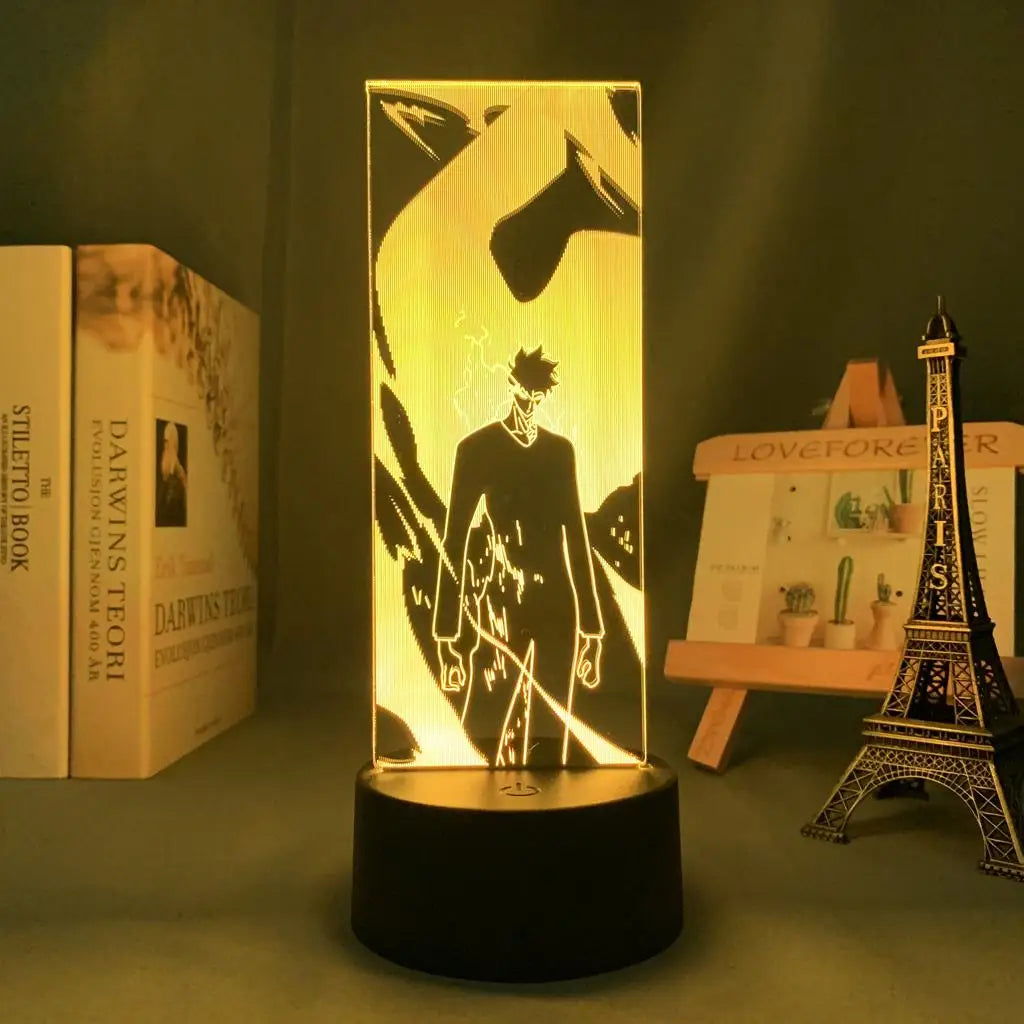 Solo Leveling: Led Light Acrylic Glowing Stand Sung Jin woo Action Figure