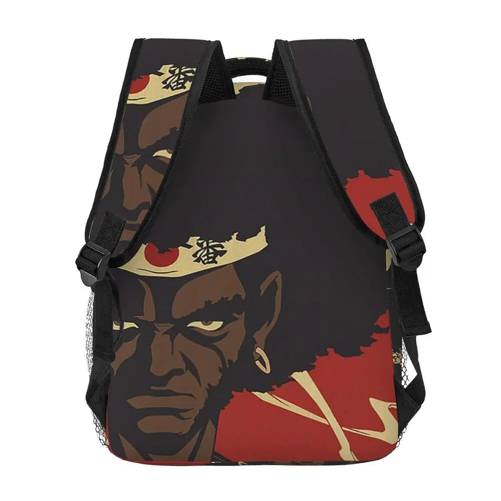 Afro Samurai: Backpack Hot Sale Daypack Large Capacity School Bag Shoulder Bags